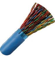 Haute qualité CCA CU CCS conducteur câble téléphonique approvisionnement d'usine multi paires 25 paires 50 paires CAT 3 Standard pour la Communication