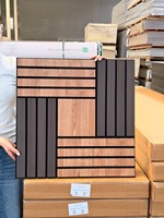 Solution d'insonorisation d'hôtel, design 3D moderne, panneaux acoustiques en polyester écologiques pour salles de conférence et bureaux