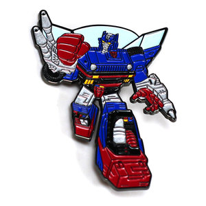 Modèle de figurine d'action populaire épingle en émail insignes de robot de déformation en métal personnalisés comme cadeaux pour garçons - Product Image 4