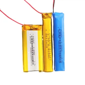 Custom wholesale Lipo battery 354490 403035 504070 1800mAh 400mAh lithium polymer cell 3.7V rechargeable li ion battery