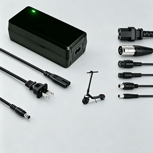 Chargeur 7-en-1 42V2A pour Vélo Électrique/Trottinette Électrique 36V, Remplacement Compatible Razor/Gotrax/Jetson/Ninebot/Pocket/Mod, Certifié CE/FCC, LED 84W - Product Image 1