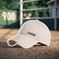 Casquette de baseball en coton Logo publicitaire Protection solaire brodée Chapeaux de baseball vierges Chapeau de voyage en gros