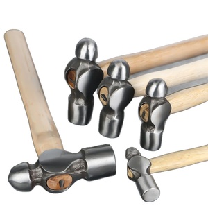 Round Hammer Wooden Handle Hammer Household Hand Hammer Nipple Hammer Small Hammer Woodworking Installation Hammer Nipple Hammer - Product Image 5