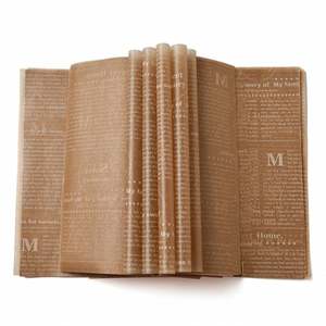 Papel Encerado para Alimentos, Hojas de Papel Deli Resistentes al Aceite, Papel para Envolver Hamburguesas y Sándwiches, Papel Desechable Antigrasa - Product Image 5