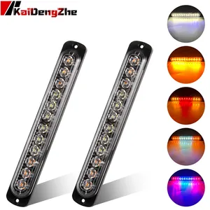 12 Đèn Led Cảnh Báo Khẩn Cấp Đèn Nhấp Nháy Bar Deck Grille Đèn Led Nhấp Nháy Đèn Nhấp Nháy Thanh Xe Tải 12V 24V Thuyền Side Maker Light