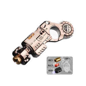 Pistolet à éjection miniature en alliage « Agent Spécial » – Jouet de décompression en métal pour garçons – Modèle éducatif à fonctionnement manuel - Product Image 5