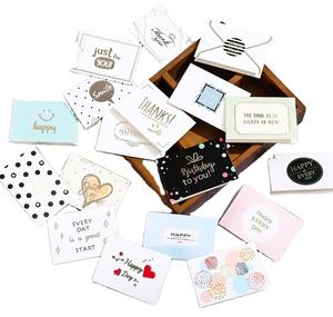 Carta riciclata personalizzata carta di ringraziamento cartolina regalo stampa cartolina di ringraziamento biglietti di auguri - Product Image 1