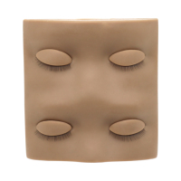 Tête de mannequin avec paupières amovibles, fournitures pour extensions de cils, outil pour cils, ventilateur de séchage, dissolvant de colle