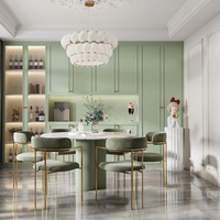 Matériaux OEM Panneau mural décoratif en bois d'ingénierie revêtu à base d'huile de style européen pour intérieurs de luxe