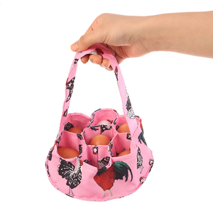 Cesta de recolección de huevos Estilo de granja Estante de huevos Bolsa de huevos de mano Recoger huevos frescos Transporte y almacenamiento - Product Image 6