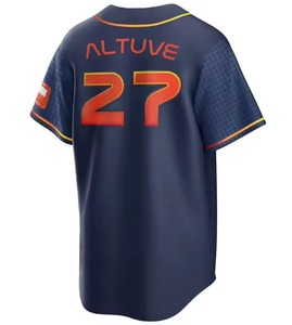 Maillots de baseball vintage personnalisés, impression par sublimation, respirants, séchage rapide, grandes tailles, uniformes robustes, numérotés et cousus - Product Image 2