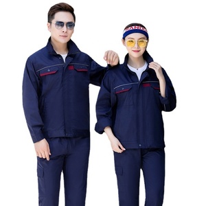 Venta directa de fábrica Diseño de logotipo personalizado Ropa DE TRABAJO Uniforme de trabajador de algodón puro Materia Tela DE TRABAJO personalizada para el trabajo diario - Product Image 2