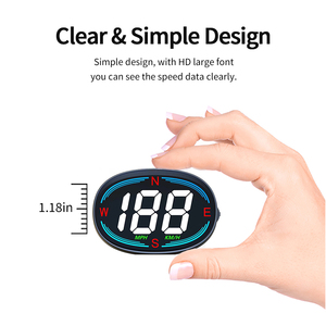 WiiYii 2025 Nuevo Medidor de Velocidad para <span class=keywords><strong>Auto</strong></span> H2, GPS, Alarma de Velocidad, Recordatorio de Fatiga al Conducir, Pantalla de Visualización Frontal, Velocímetro Universal, 1 Año de Garantía - Product Image 5