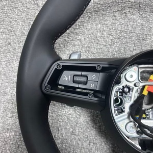 Volante de Cuero Completo sin Botones para <span class=keywords><strong>Porsche</strong></span> Panamera, Macan, Cayenne, 718, Boxster, Cayman, Taycan, <span class=keywords><strong>Carrera</strong></span>, 911, 997, 958 - Product Image 2