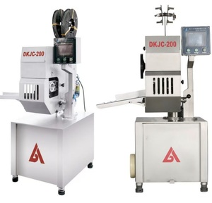 Machine automatique de coupe de saucisses à <span class=keywords><strong>double</strong></span> clipserie Great Wall DKLC-200, entraînée par un moteur servo, pour boyaux de saucisses de 40 à 200 mm - Product Image 1