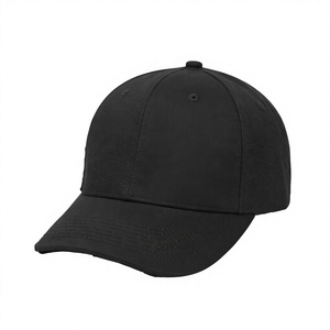 Gorra de Béisbol Negra de 6 Paneles, Unisex, Ajustable, de Color Sólido, de Sarga de Algodón, Informal, para Adultos, para las Cuatro Estaciones - Product Image 2