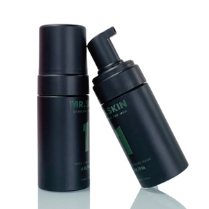 Stock Matte Surface 30 40 50 60ml Black PET Face Cleanser Liquid Foaming Mousse <b>Pump</b> <b>Bottle</b> Black Foam <b>Bottle</b> - Product Image 4