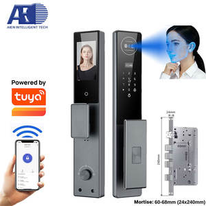 Cerradura Inteligente Automática para Puertas de Madera con Reconocimiento de Huellas Dactilares, Reconocimiento Facial, WIFI Remoto, Código Anti-espionaje y Nube - Product Image 1