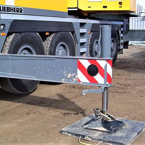 STE STEO22 600mm rotondo UHMWPE Outrigger Pad taglio personalizzato PE calcolo del carico per pompa per calcestruzzo camion 450T - Product Image 5