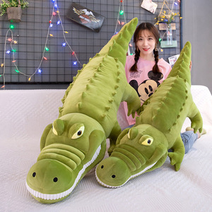 Oreillers en peluche crocodile super doux personnalisés en gros, unisexes, anti-stress pour princesses, commandes en gros disponibles, faible coût - Product Image 2