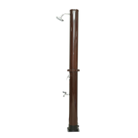 Douche solaire d'extérieur à vente chaude, douche de jardin en PVC, douche d'extérieur LY35L01 pour la baignade dans la cour