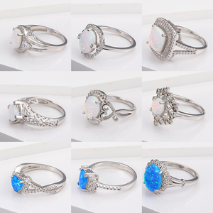 Xyop 925 sterling Silver Jewelry mellifluous thiết kế <span class=keywords><strong>Opal</strong></span> nhẫn cho phụ nữ tùy chỉnh bán buôn Quà Tặng - Product Image 5