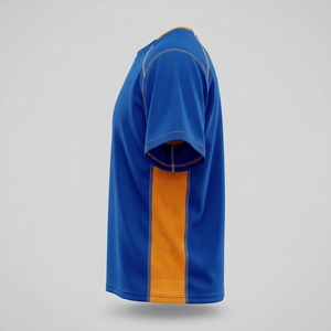 Camiseta de Lacrosse Azul y Naranja 100% Poliéster, Diseño Único con Bandera 2026, Transpirable, Secado Rápido, Servicio OEM, Precio Razonable, para Hombre - Product Image 3