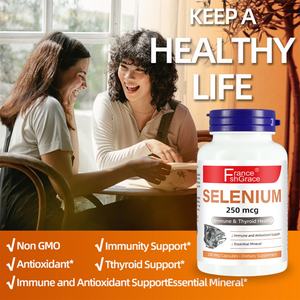 Suplemento de Selenio de Alta Calidad 250 Mcg, Cápsulas para Apoyar la Función Inmunológica en Adultos - Product Image 4