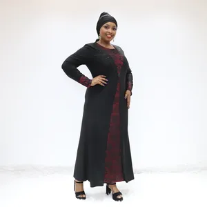 Muslimah Fashion breastfeeding office dress maxi PH28623F Congo caftan Maxi dress