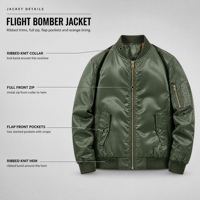Veste bomber softshell légère pour homme, veste de pilote, fermeture éclair intégrale, coupe régulière, vêtements décontractés pour l'extérieur