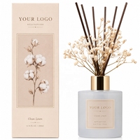 Diffuseur de parfum en rotin naturel, longue durée, écologique, pour le salon, la chambre, la salle de bain, la buanderie