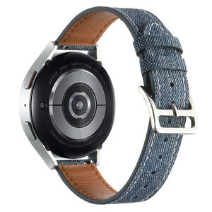 Montre intelligente Watchbnd Mode Femmes Hommes <span class=keywords><strong>Bracelet</strong></span> 20mm <span class=keywords><strong>Bracelet</strong></span> de montre en cuir véritable pour Samsung <span class=keywords><strong>Galaxy</strong></span> <span class=keywords><strong>Watch</strong></span> Band - Product Image 5
