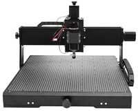 Machine de gravure CNC miniature 500W à moteur haute puissance, trois axes, capable de graver et de découper l'aluminium, l'acier, l'acrylique, le bois, le plastique