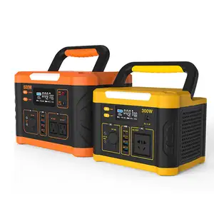 Generator tenaga surya portabel, stasiun tenaga surya cadangan 600W, sistem penyimpanan energi Super portabel untuk rumah