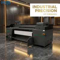 Machine d'impression hybride LED UV haute vitesse avec encre blanche et vernis, imprimante à plat grand format pour la décoration intérieure