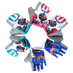 Guantes de bicicleta Xpush para niños, transpirables, de medio dedo, para deportes de ciclismo - Product Image 1