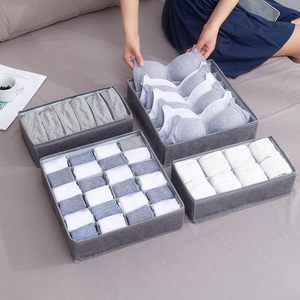 <b>Collapsible</b> Multifunctional Mesh Fabric Fabric Four-piece <b>Storage</b> Box Wardrobe Closet Organizer Dresser Dresser Drawer <b>Storage</b> - Product Image 6