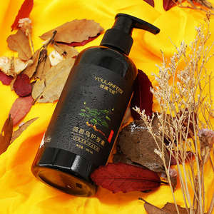 OEM 300ml 500ml Shou Wu Shampooing Liquide Anti Perte Repousse Polygonum Formule Naturelle À Base De Plantes Après-Shampooing Cheveux - Product Image 3