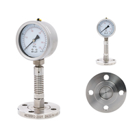 SY YN 100mm Premium Custom Vibration Resistant Connection Stainless Steel 1.0% Accuracy 0.1-60Mpa Industrial Pressure Gauge 1