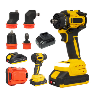 21V 18V 4 trong 1 không dây Chuyên nghiệp khoan và tuốc nơ vít công cụ điện Combo kit pin tác động không dây vít trình điều khiển - Product Image 1