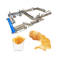 Shepody snelvries- en vooraf gebakken verse friet verwerkingsmachine productielijn