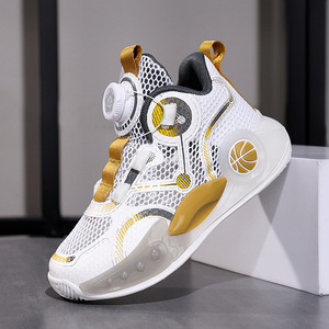 Zapatillas de Baloncesto para Niños 2024, Verano, Malla Transpirable, Entresuela de EVA, Suela de Goma, Zapatillas para Correr - Product Image 4