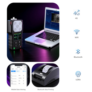 <strong>Portable</strong> 4 Gas Monitoring Pump Suction Diffusion NO O3 H2 CL2 N2 HS2 Multi Gas Detector VOC F2 HF Gas Concentration <strong>Analyzer</strong> - Product Image 5