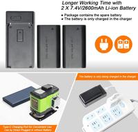 Huepar 503DG auto-nivellement télécommande Multi 12 lignes Laser sol 3D 360 niveau faisceau vert pour carrelage