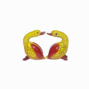 Handblown vidro murano ganso estatueta decoração home vidro - Product Image 1
