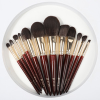 12PCS Grosir Kuas Makeup Profesional Premium Vegan Sintetis Lembut dengan Logo Kustom Label Pribadi Mewah yang Dapat Disesuaikan