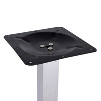 Base de table en acier inoxydable pour restaurant commercial, robuste et durable, pieds de table pour restaurant, café, hôtel