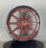 Liquidation Spéciale : 1 Ensemble Restant Prêt à l'Expédition – Jantes Forgées 2 Pièces Échelonnées 18x8 et 18x11, Entraxe 5x120.65 pour Chevrolet Nova 1966