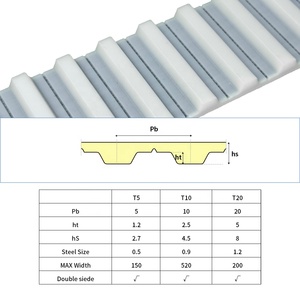 Htd L XL H XH 3M 5M 8M T5 T10 T20 AT5 AT10 AT20 PU mở kết thúc thời gian vành đai PU đồng bộ vành đai - Product Image 3