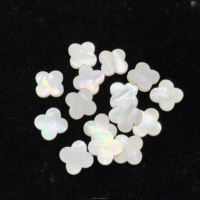 Fabrik preis Top Qualität Natura Weiß MOP Lucky Four Leaf Clover Natürliche Perlmutt steine Blumen schnitt